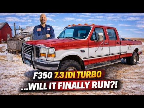 F350 7.3 IDI Turbo Install… Will It FINALLY Run?!