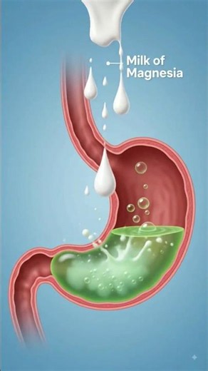 🔥 Acidity Ka Instant Relief? Milk of Magnesia Ka Science!