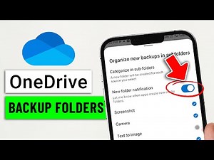 How to Backup Device folders & files in Microsoft OneDrive