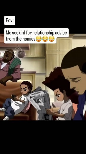 The Boondocks Family | Funny Clips & Memes on Instagram: "Bro got roasted instead of an advice😂😂😂"