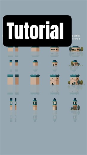 Drawing whittle buildings tutorial #pixelart #art #gamedev #tutorial #digitalart #fantasy