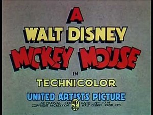 Thru The Mirror (1936) Titles (Walt Disney/United Artists)