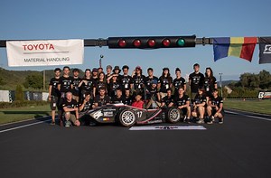 Studenții UTCN au prins podiumul cu noul monopost electric, la Formula Student Balkans 2025