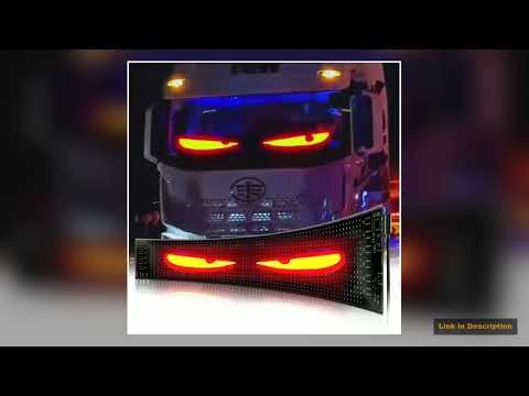 LED Eye Sign Truck Scrolling Advertising remote Control Light DIY Programmable Flexible LED