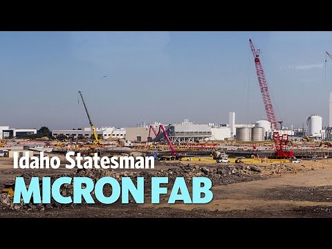 Take A Look At The Building Of Micron's Big New Boise Plant