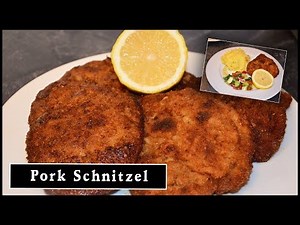 Pork Schnitzel (german style) Recipe | Super Marie