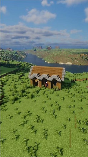 Perfect Small Wooden Starter House in Minecraft! 🪵💧