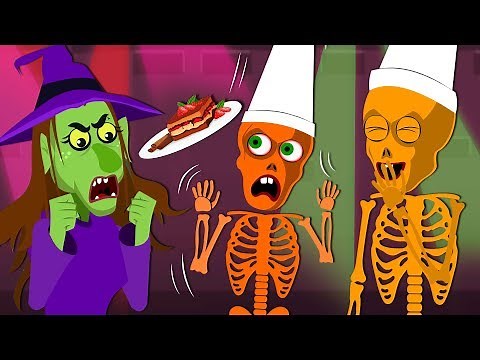 Midnight Madness: The Christmas Feast | Skeleton Christmas Party | Funny Rhymes For Kids