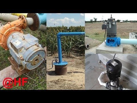 Types of pumps in irrigation systems