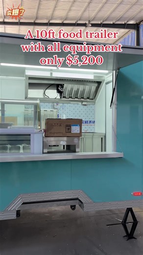 Affordable 10ft Food Trailer with Complete Equipment