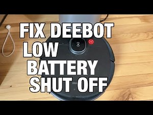 Fix Deebot T8 Plus Low Battery Powering Off Error