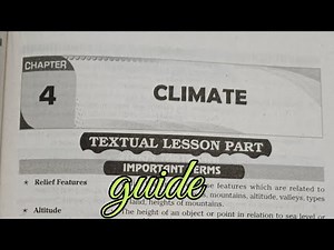 9th class social studies 4th lesson climate lesson question and answers material new syllabus guide
