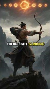 The Man Who Shot Down 9 Suns: Hou Yi #ChineseMythology #HouYi #TenSuns #shorts #legend #AncientChina