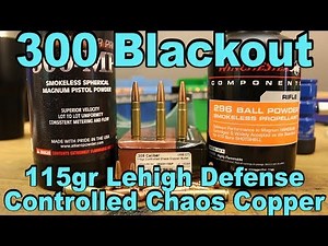 300 BLK - 115gr Lehigh Defense Controlled Chaos