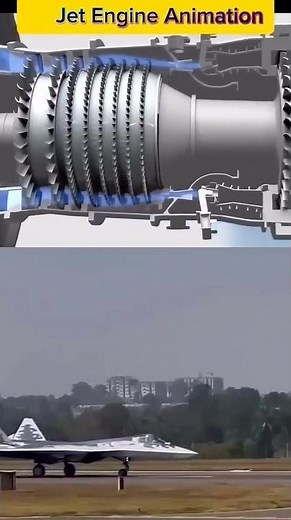 JET ENGINE ANIMATION #engineering #aerodynamics #aviation #aircraftsystems #aerospace