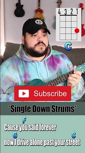 How to Play Drivers License by Olivia Rodrigo on Ukulele | #Shorts