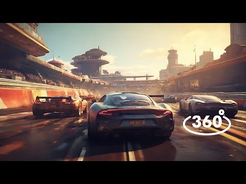 🏎️ 360° Racing Track VR | Virtual Reality Car Racing Experience