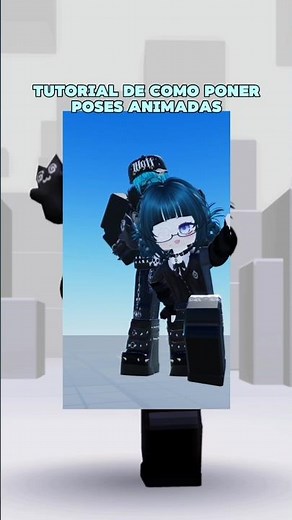 Tutorial de como poner poses animadas|| #viral #roblox #tutorial #chesii #parati #tutoriales