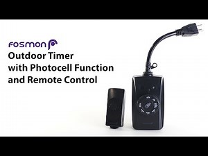 The Best Outdoor Timer with Photocell Function and Remote Control
