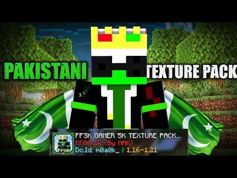 Best Pakistani 🇵🇰Minecraft 5K Texture Pack ❤️‍🔥 FFSK GAMER