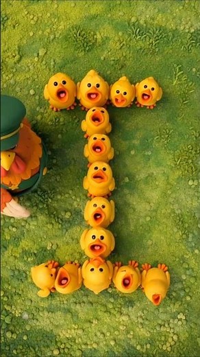 Alphabet A to Z for Kids | Funny Chick Army Forms Letters | @AbcHappykids.channel ​