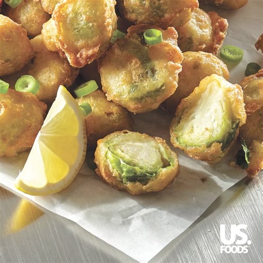 807 reactions · 189 shares | Lightly tempura-battered and crisp when fried or baked, our Chef’s Line® Tempura Brussels Sprouts hold up tossed in any sauce for a unique veggie option. | US Foods | Facebook