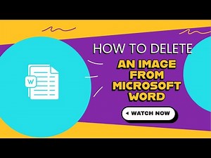 How to Delete an Image from a Microsoft Word Document