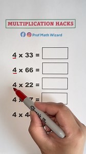 Multiplication table Hack📚 #math #mathematics Prof Math Wizard | Prof Math Wizard