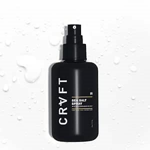 CRVFT Sea Salt Spray 6oz | Light Hold/Natural Finish | Add Volume & Texture | Ideal for All Hair Types & Lengths | Men's Texturizing Surf Spray | Made in the USA | Paraben & Sulfate Free [Scented]