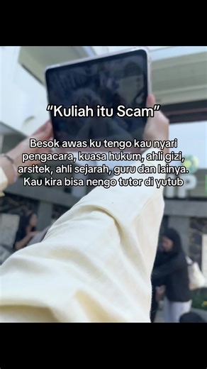 Kuliah Itu Scam? Simak Pendapat Mahasiswa!