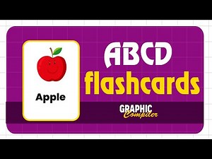 ABC Flashcards for Kids | Learn Alphabets using flash cards - Easy ABC learning for kids