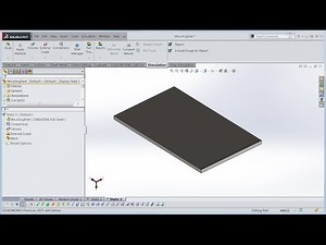 How to fix it if SOLIDWORKS Simulation does not automatically recognize Sheet Metal feature