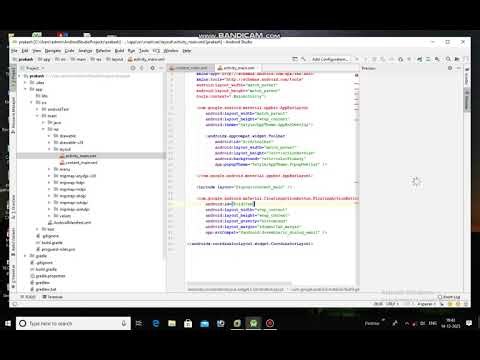 Android layout design in android studio app
