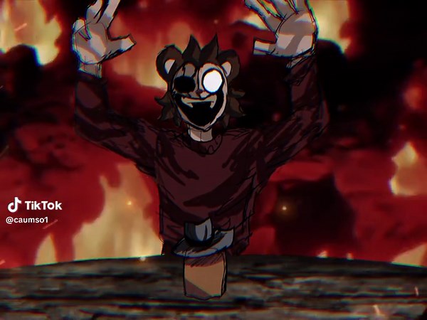 Evil Monkey Cartoon Animation Drawing - FNF Twiddle Finger Dibujos