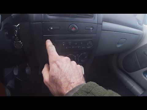 Recover Renault car radio code for free + remove the radio