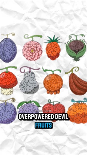 Top 5 Most Overpowered Devil Fruits in One Piece 🔥 #shorts