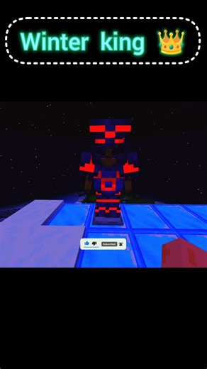 Winter KING ❄️👑 | Ice Themed Minecraft Armor |