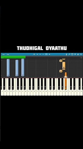 Thudhigal Oyathu – Beautiful Tamil Jesus Song on Keyboard | Easy Tutoriall