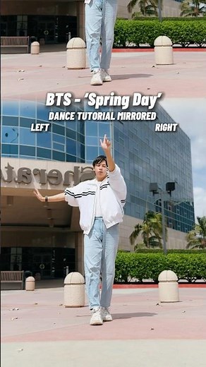 BTS - ‘Spring Day (봄날) DANCE TUTORIAL MIRRORED #kpoptutorial