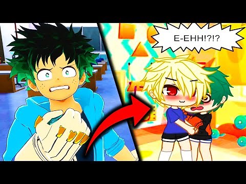 Deku Get's His FIRST KISS in Gacha Life (BakuDeku)