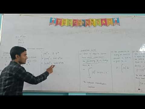 Introduction to Quantum Mechanics | B.Sc.4th sem | Postulates of Wave function