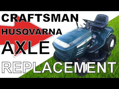Broke My Front Axle on My Craftsman Lawn Tractor. Here's How I Replaced It! | Axle Repair