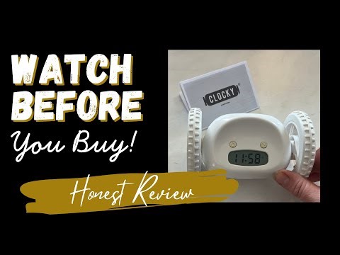 (Review) Clocky Rolling Alarm Clock! I CLOCKY