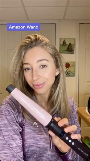 Wand Hair Curling Iron Tutorial ✨ #hairtutorial #beachwaves