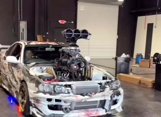 Nissan skyline with supercharger #nissan #nissanskyline #supercharger