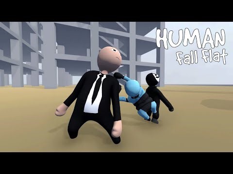 ROBOCOP AND HACKER NEEDS TO FIGHT BAD GUYS in HUMAN FALL FLAT