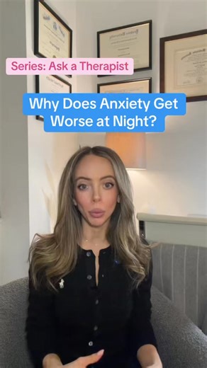 22K views · 89 reactions | Why does anxiety get worse at night—and what actually helps? Dr. Sabrina Romanoff explains. | Psychology Today | Facebook