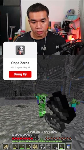 zeros vs 100 quái vật minecraft
