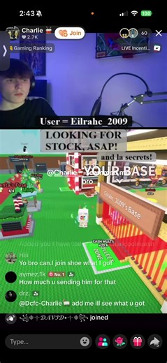 Gave my whole base for it and he blocked @Charlie 🥁 L scammer