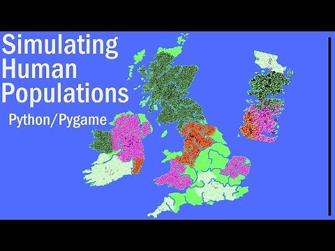 Simulating Human Populations | Using python and pygame